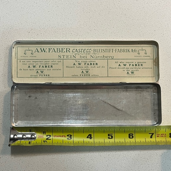 Faber Castell vintage tin box - Picture 9 of 10
